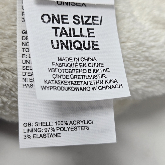 THE NORTH FACE FLEECE LINED KNITWEAR BEANIE HAT CAP CROCHET DESIGN UNISEX OS - Picture 11 of 11